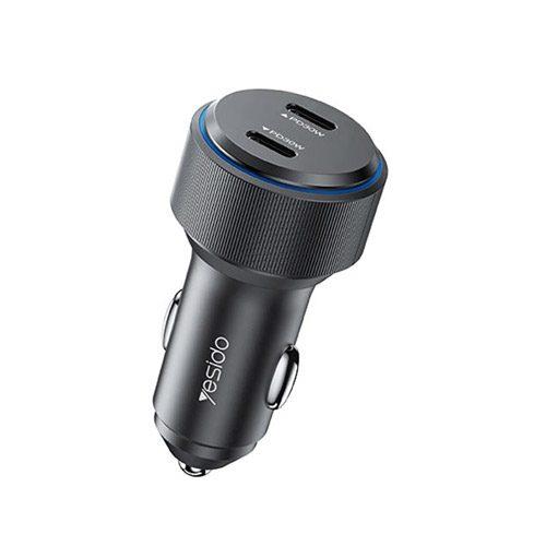 شارژر فندکی یسیدو Yesido Y48 Car Charger 60W Dual USB-C